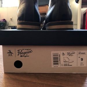 Original Penguin Hank Op Chukka Leather Boots